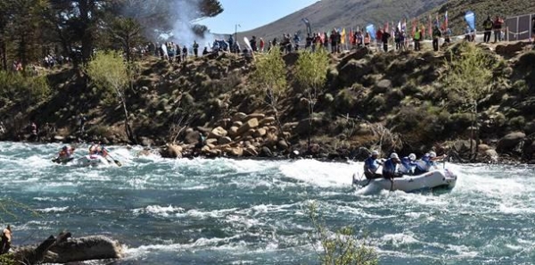 Se disputó la segunda jornada del Mundial de Rafting en Aluminé
