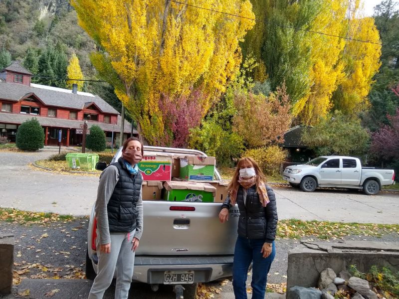 La huella solidaria también en la región cordillerana
