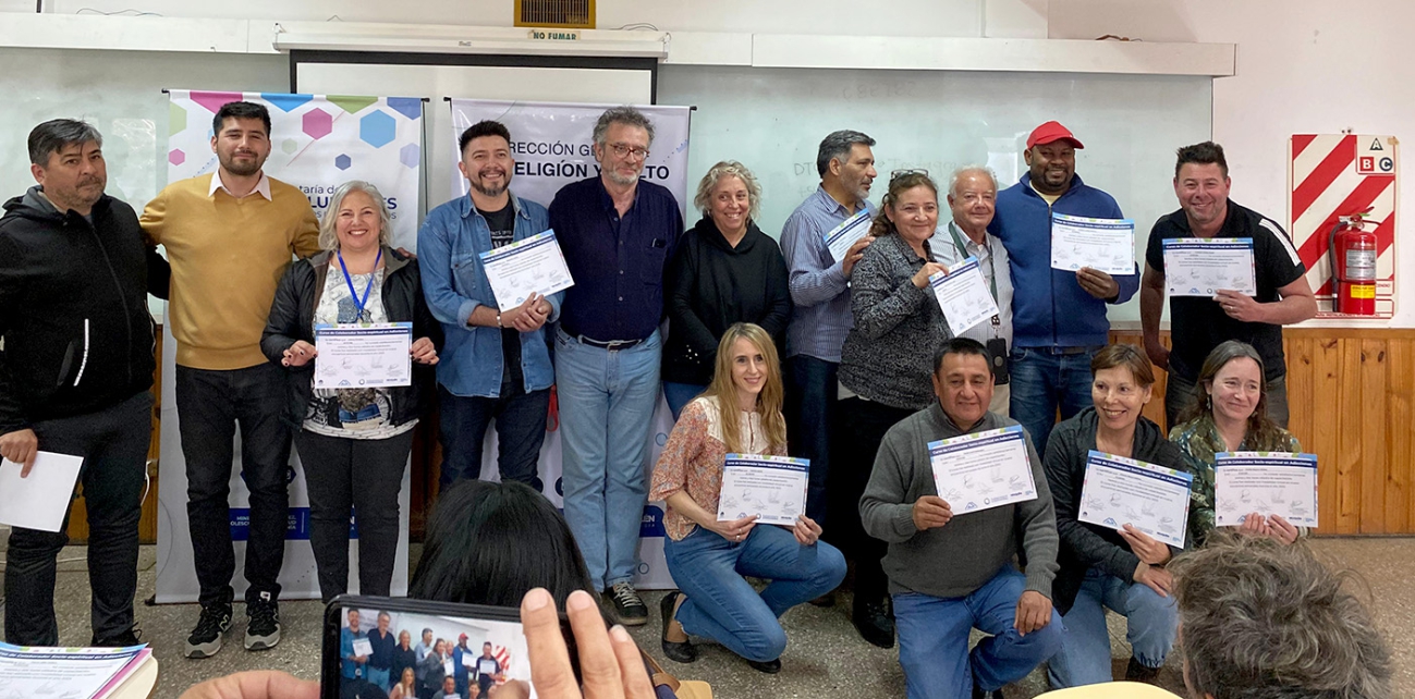 Finalizó el sexto curso para formar colaboradores socio-espirituales en adicciones