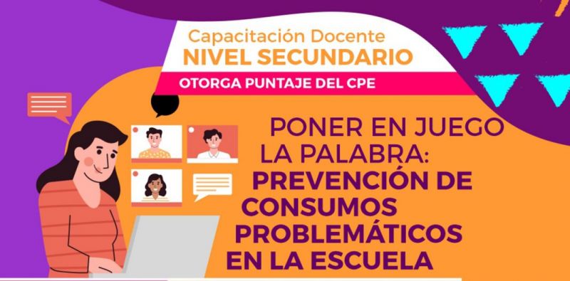Nuevos encuentros del ciclo de prevención de consumos problemáticos en la escuela