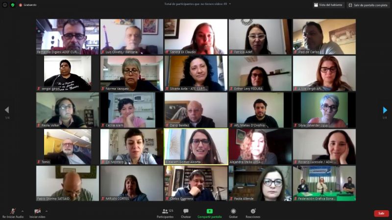 Conversatorio con la Intersindical de Cultura Radar