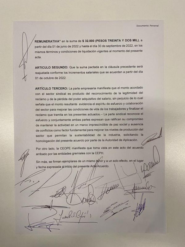 Histórico logro para los trabajadores petroleros