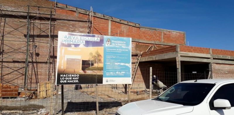 Avanza obra de la escuela primaria de Plottier