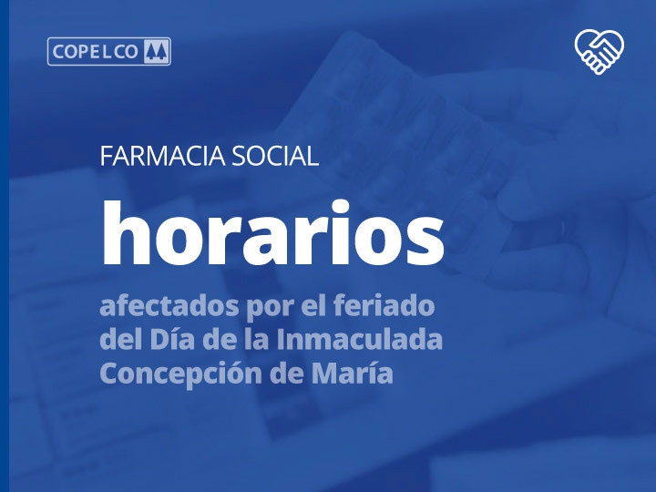 Horarios de Atención Farmacia COPELCO