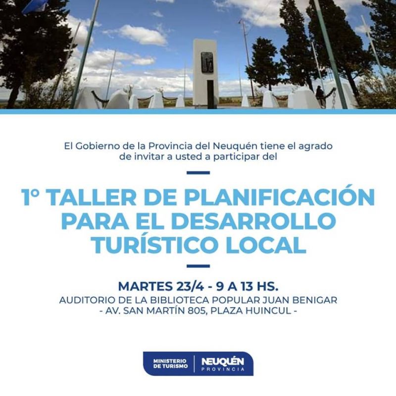 1º TALLER DE SENSIBILIZACIÓN Y PLANIFICACIÓN PARA EL DESARROLLO TURÍSTICO LOCAL: