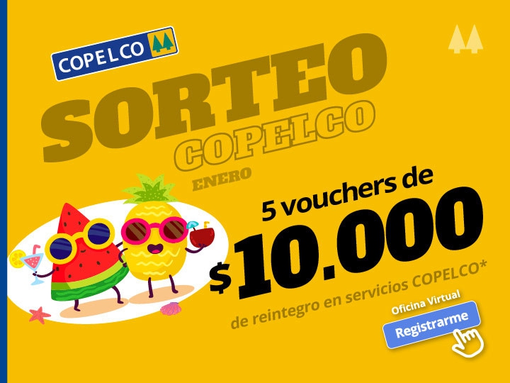 ¡COPELCO te invita a participar del Sorteo de Enero!