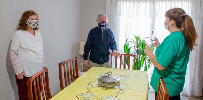 Coronavirus: cómo es el acompañamiento a las residencias de larga estadía