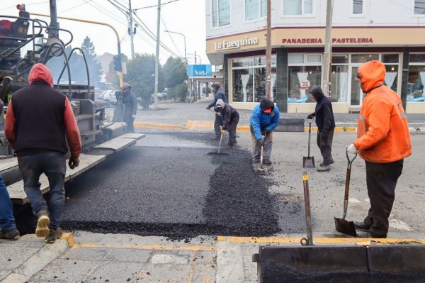 TRABAJOS FINALES DE MODERNIZACIÓN VIAL EN LA AV. SAN MARTÍN