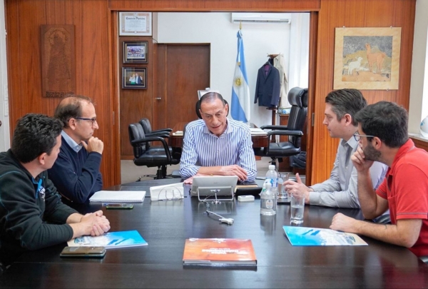 EL INTENDENTE GESTIONA LAS OBRAS
