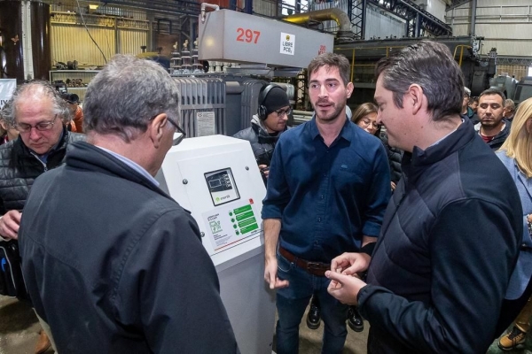 EL INTENDENTE MARTÍN PEREZACOMPAÑÓ LA ENTREGA