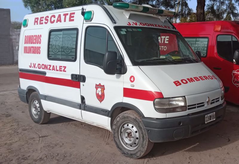 Cesión de ambulancia al hospital de JVG