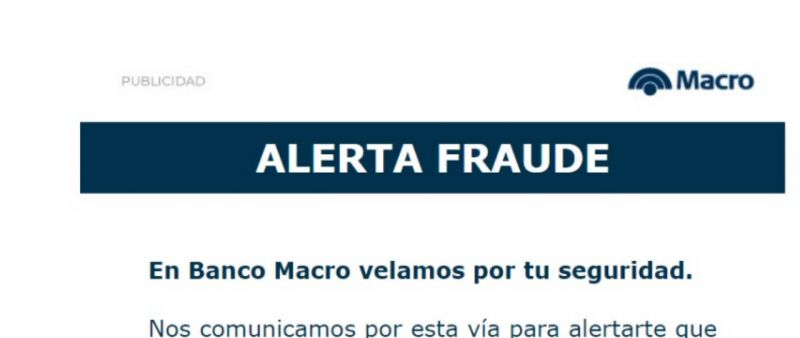 Por la canaleta del Macro