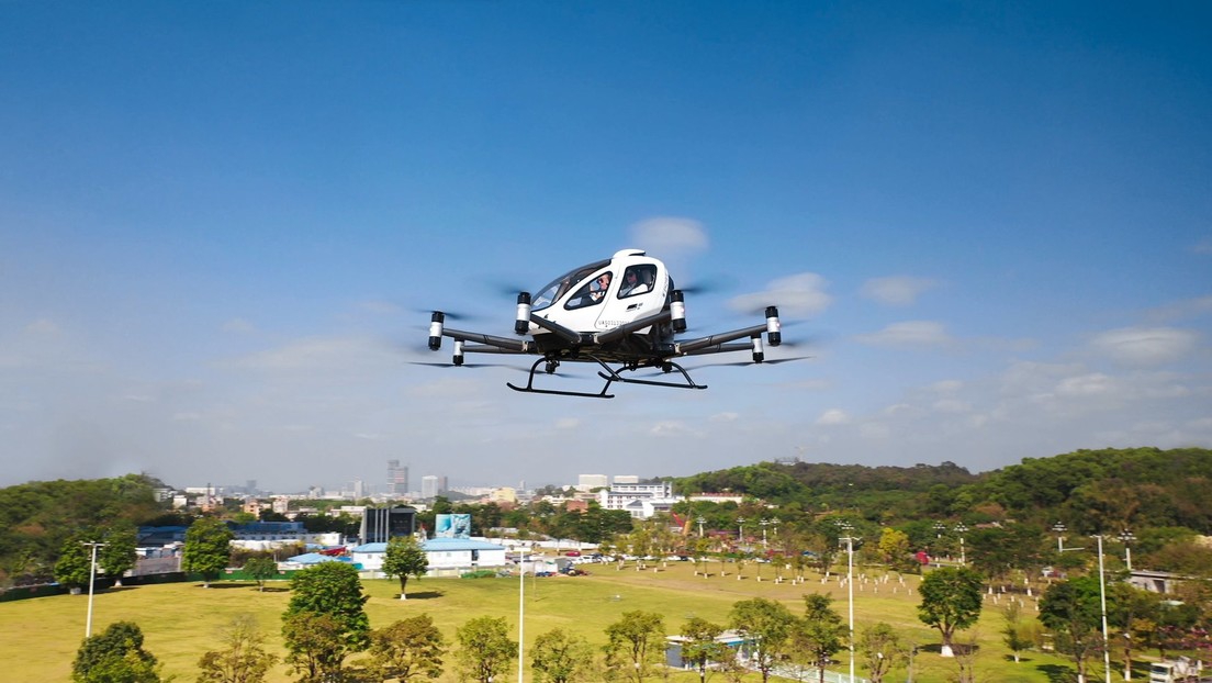 El aerotaxi viene asomando