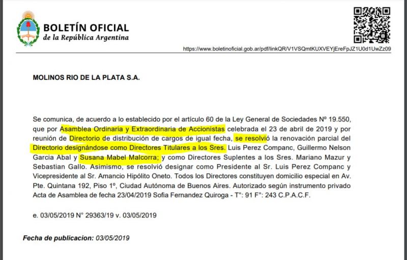 Los que están detrás de los aumentos
