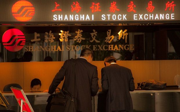 Jolgorio bursátil en Shanghai