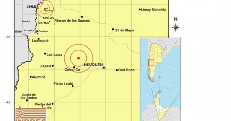 Se registraron tres nuevos sismos en Neuquén: dos en Sauzal Bonito y uno en el Domuyo.