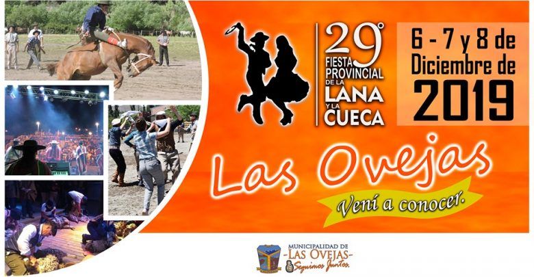 El 6, 7 y 8 de Diciembre Fiesta de la Lana y la Cueca en Las Ovejas