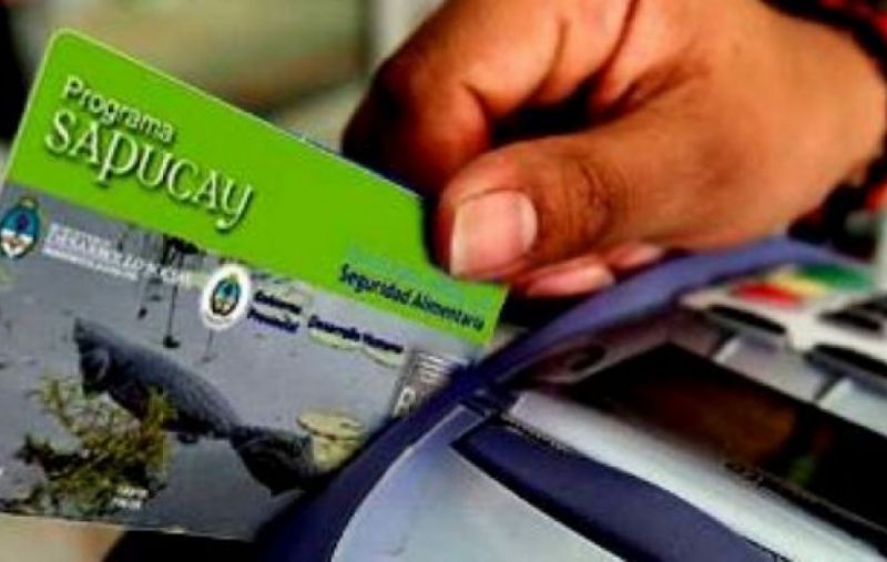 Están habilitadas las tarjetas Sapucay