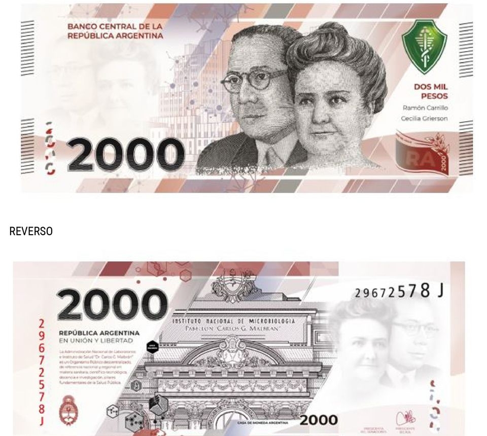 Inflación: el Central aprobó la emisión de un nuevo billete de $ 2.000