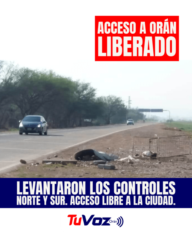 LEVANTARON LOS CONTROLES EN EL INGRESO A NUESTRA CIUDAD