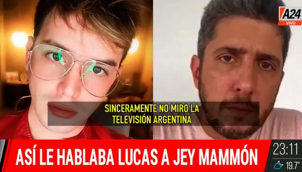 VIDEO Salió a la luz un audio que le mandó Lucas Benvenuto a Jey Mammon