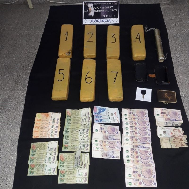 Imputaron al empleado de Vialidad de Salta que transportaba marihuana en un vehículo oficial