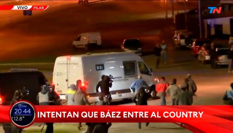 Lázaro Báez salió de Ezeiza pero tuvo que ir a Devoto