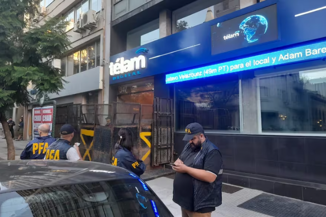 La página de Télam está “en reconstrucción” y sus oficinas, valladas