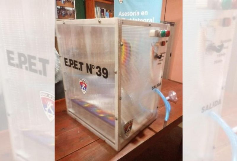 El Soberbio: Alumnos de la EPET 39 lograron fabricar un respirador artificial