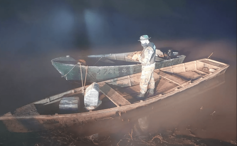 MISIONES - El Soberbio: Los detuvieron con más de 65 kg de marihuana a punto de cruzar a Brasil