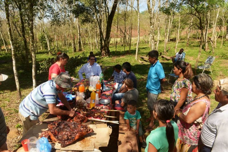 Comunales sanvicentinas: El intendente Rodríguez relevó las tareas rurales en Aldea Chararíz