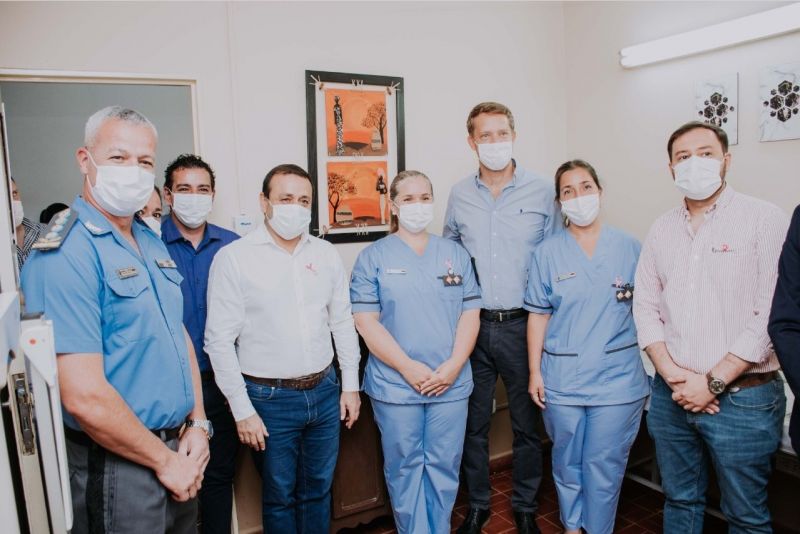 Autoridades de Misiones visitaron el Centro de Atención Integral de Posadas – Herrera Ahuad hablo sobre aspectos sanitarios y negociaciones ante Nación
