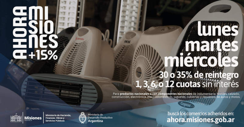 “Ahora Misiones +15%”, una herramienta fundamental para apuntalar el consumo
