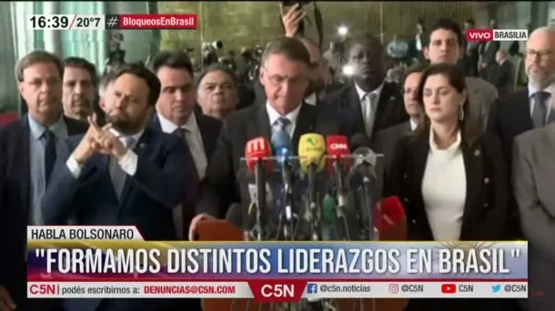 BRASIL – Bolsonaro rompió el silencio pero no asumió la derrota