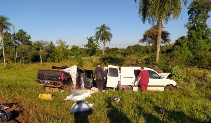 MISIONES – Campo Grande: Un fallecido por choque entre dos vehículos sobre RN14