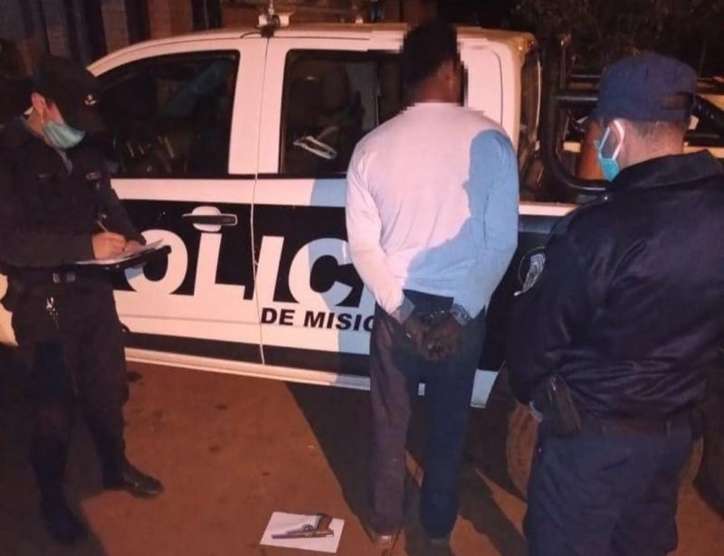 Misiones - San Vicente: Un hombre fue detenido por amenazar de muerte a su concubina con arma de fuego