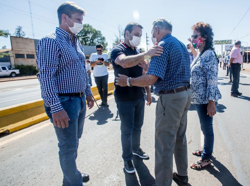 Herrera Ahuad inauguró el nuevo tramo de la Travesía Urbana de Posadas