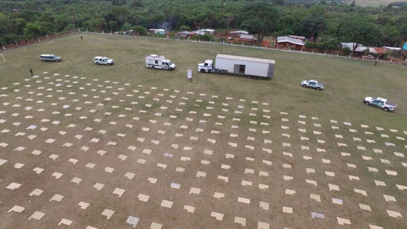 MISIONES – San José: GN incautó un camión brasileño con más de 10 toneladas de marihuana con un avalúo superior a $ 2.944 millones