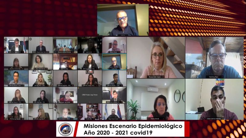 El Parlamento misionero realizó una conferencia virtual sobre el Covid-19 en el escenario epidemiológico