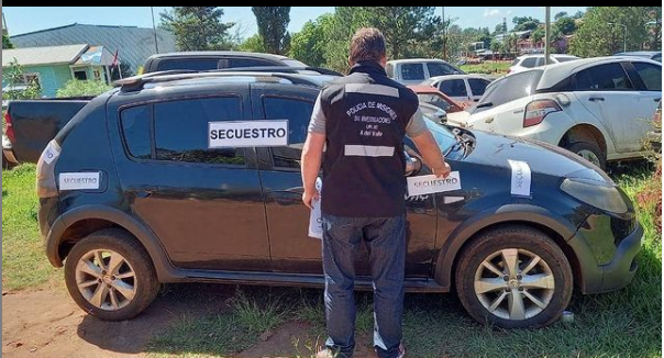 MISIONES – A. del Valle: Incautaron vehículo utilizado en varios ilícitos