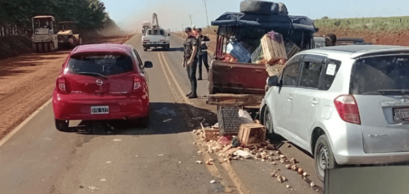 MISIONES – Fachinal: Triple choque dejo como saldo una persona fallecida y varios heridos
