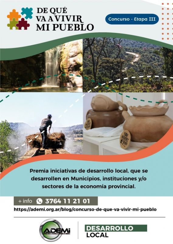 Es de “interés provincial” el "Concurso de Desarrollo Local" de ADEMI