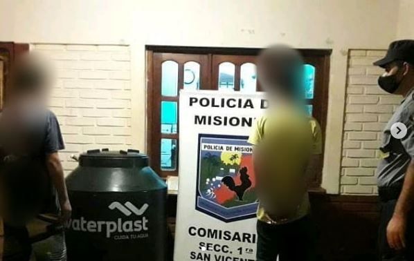 MISIONES - San Vicente: Jóvenes detenidos por robar elementos recuperados en dos procedimientos