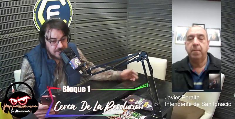 El intendente de San Ignacio, Javier Peralta tiene ánimos para la reelección pero no antes de haber culminado sus obras pendientes
