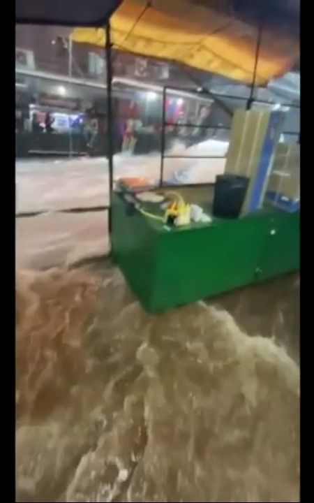 Fuerte tormenta se abatió sobre la Triple Frontera - VIDEO