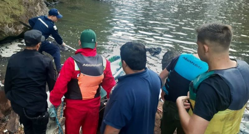 MISIONES – San Vicente: Hallaron el cuerpo del joven de 20 años desaparecido en el arroyo del Salto Golondrinas