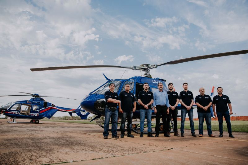 Misiones incorporó un nuevo helicóptero a la flota de la Policía provincial