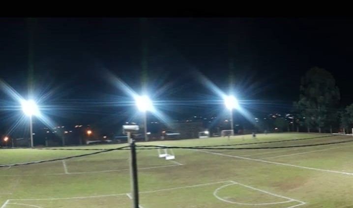 Comunales sanvicentinas: Luminarias Led para el campo de juego del Polideportivo