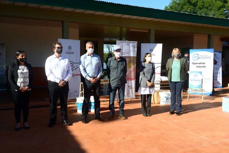 Comunales sanvicentinas: Operativo del P.A.S. en Fracrán con presencia de Arce