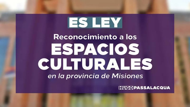 Misiones tiene su Ley de Espacios Culturales Independientes
